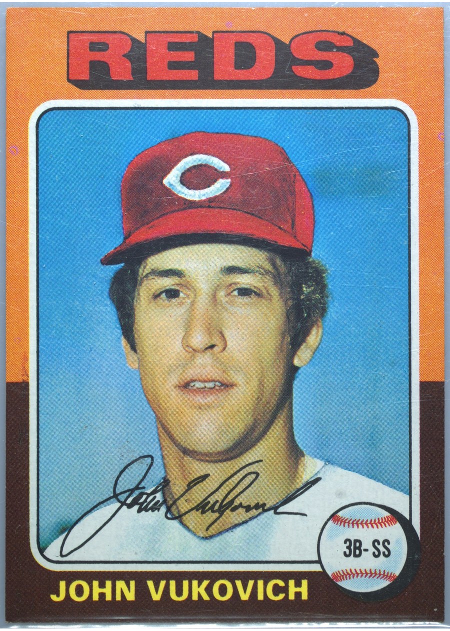 1975 Topps #602 John Vukovich, Cincinnati Reds