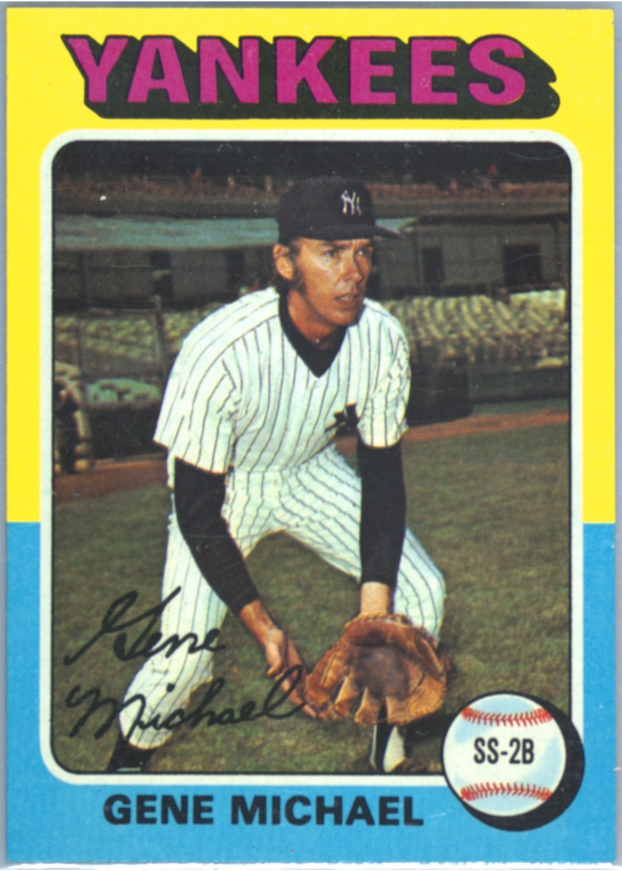 1975 Topps #608 Gene Michael, New York Yankees