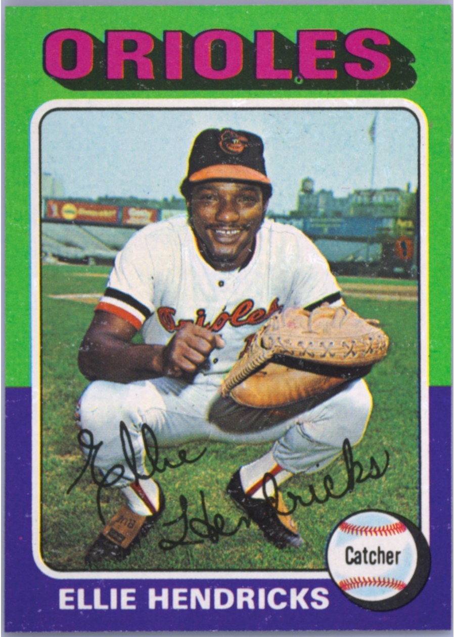 1975 Topps #609 Ellie Hendricks, Baltimore Orioles