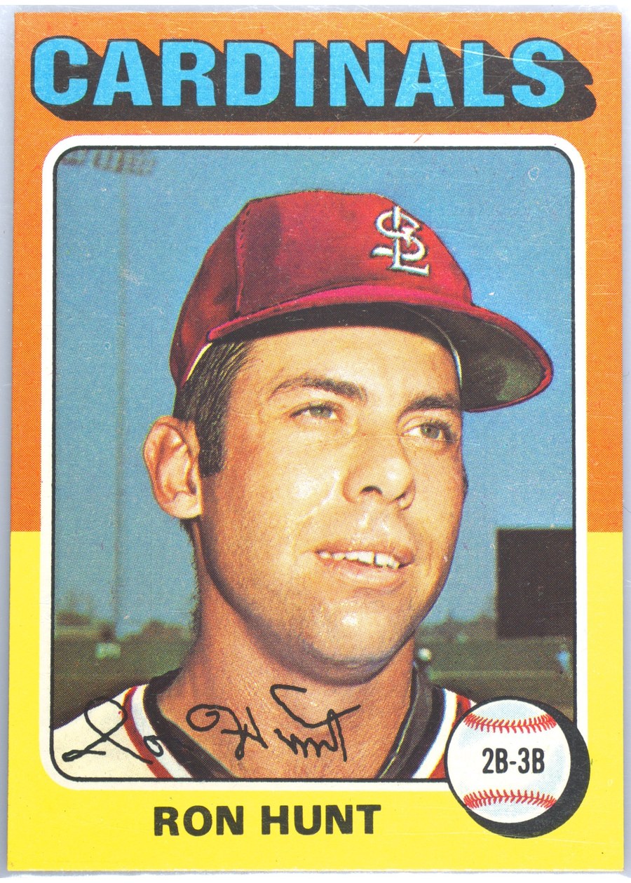 1975 Topps #610 Ron Hunt, St. Louis Cardinals