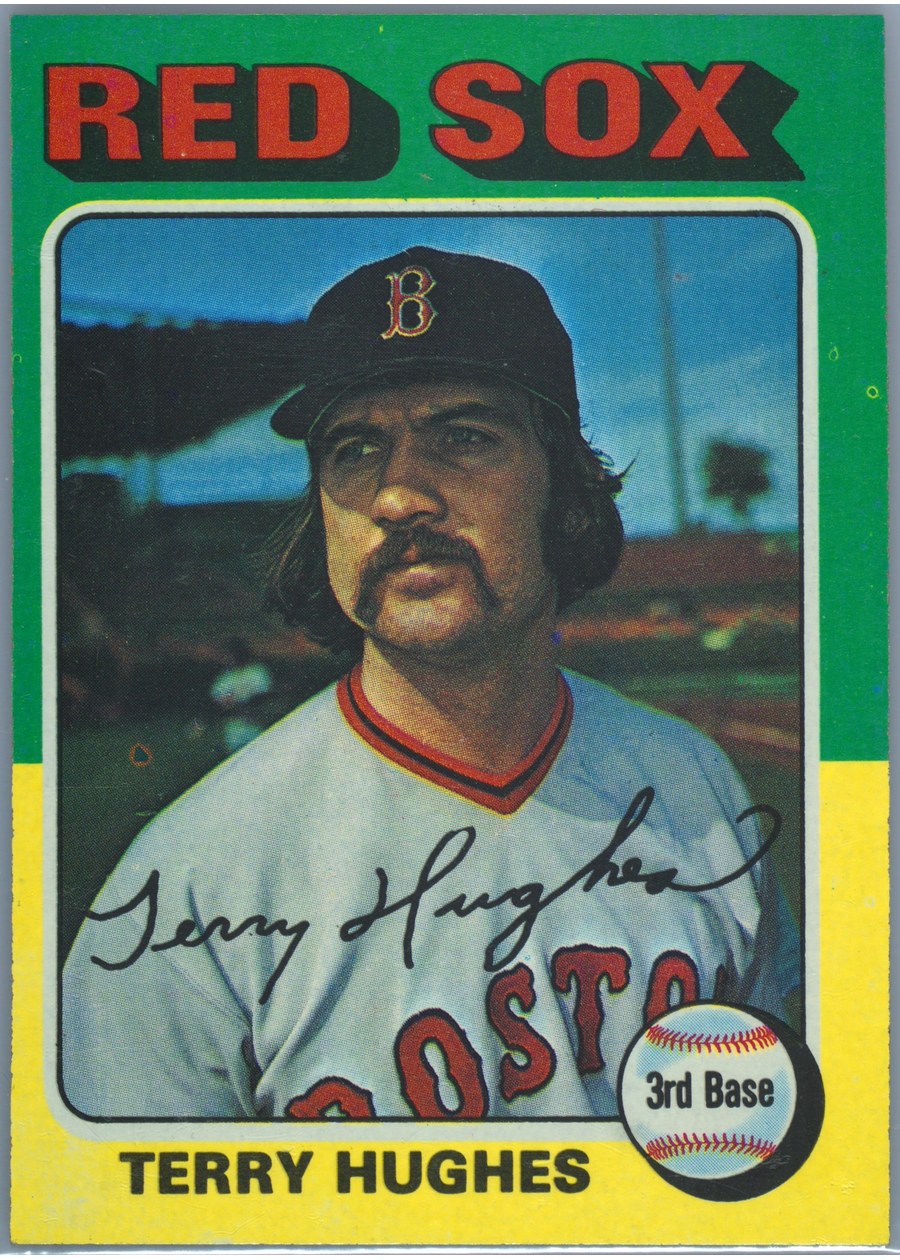 1975 Topps #612 Terry Hughes, Boston Red Sox