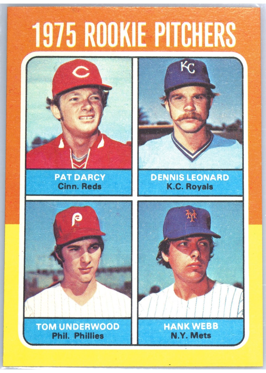 1975 Topps #615 1975 Rookie Pitchers, Cincinnati Reds