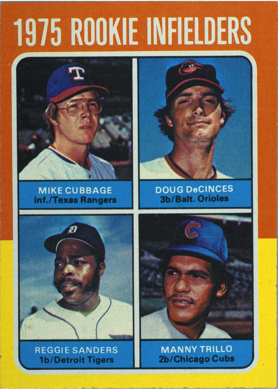 1975 Topps #617 1975 Rookie Infielders, Texas Rangers