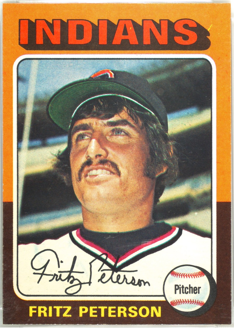 1975 Topps #62 Fritz Peterson, Cleveland Indians