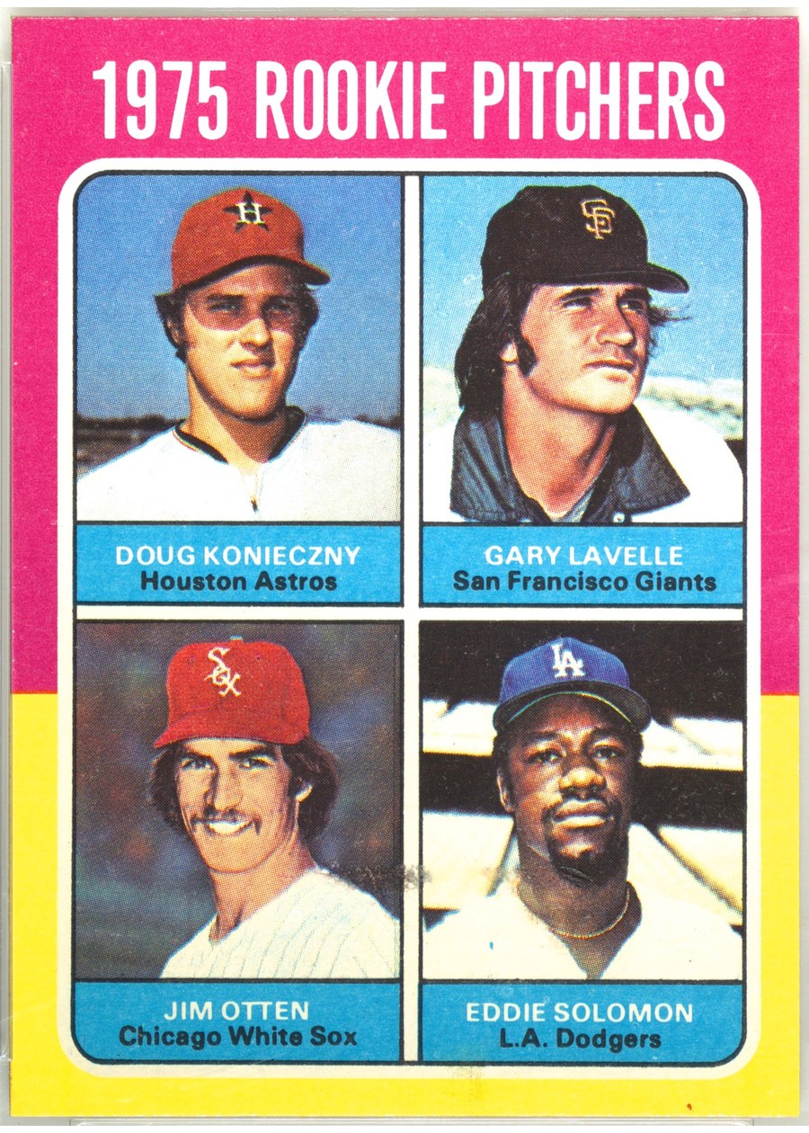 1975 Topps #624 1975 Rookie Pitchers, Houston Astros