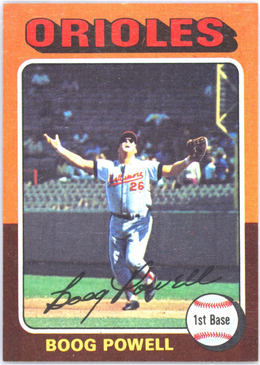 1975 Topps #625 Boog Powell, Baltimore Orioles