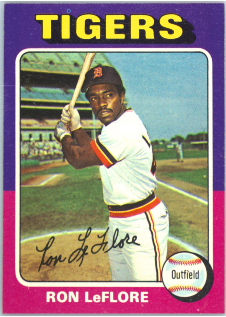 1975 Topps #628 Ron LeFlore, Detroit Tigers