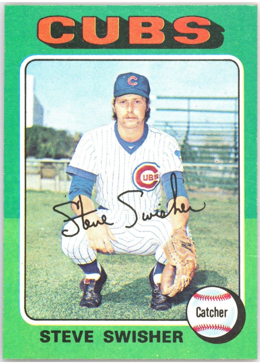 1975 Topps #63 Steve Swisher, Chicago Cubs