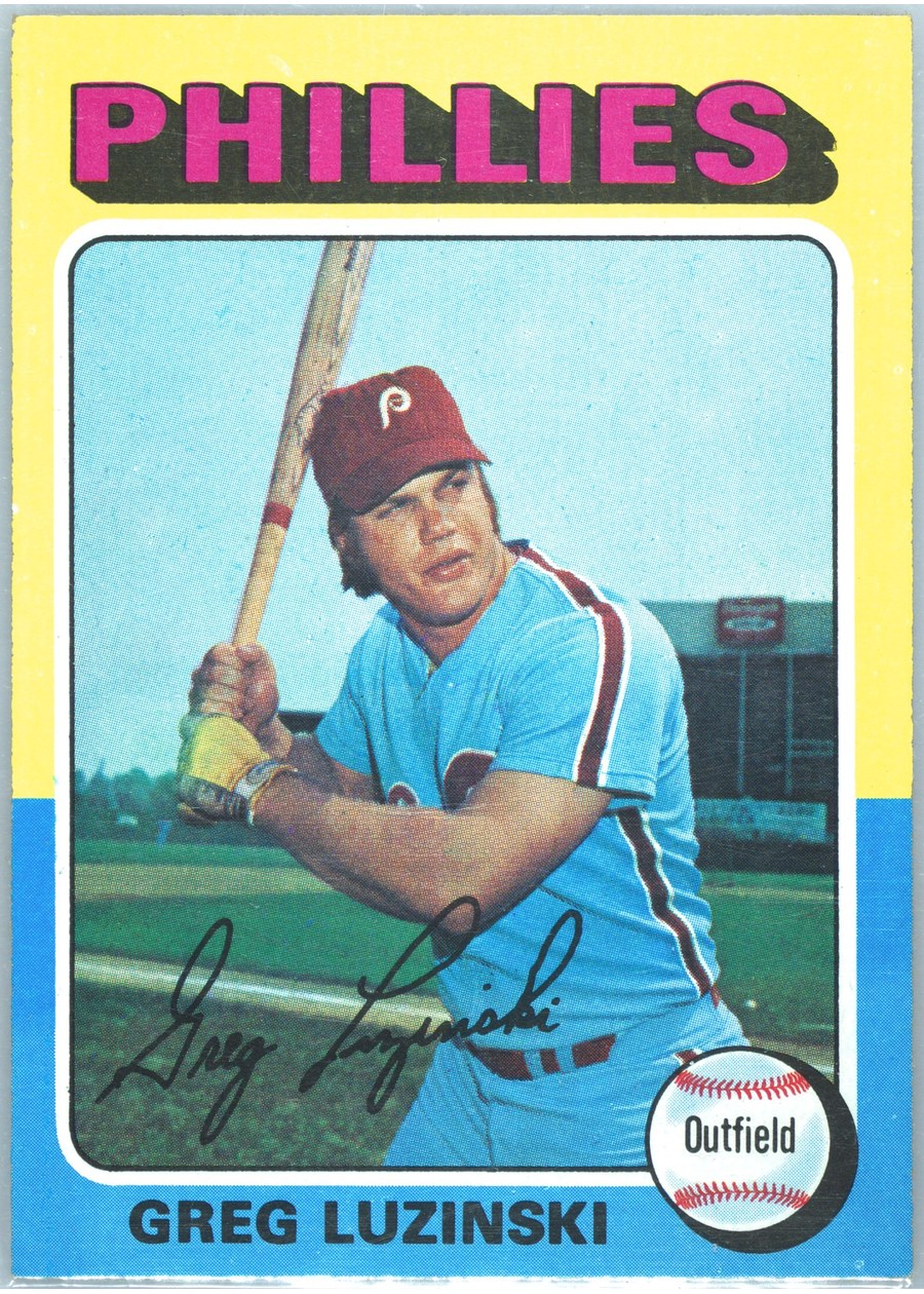 1975 Topps #630 Greg Luzinski, Philadelphia Phillies