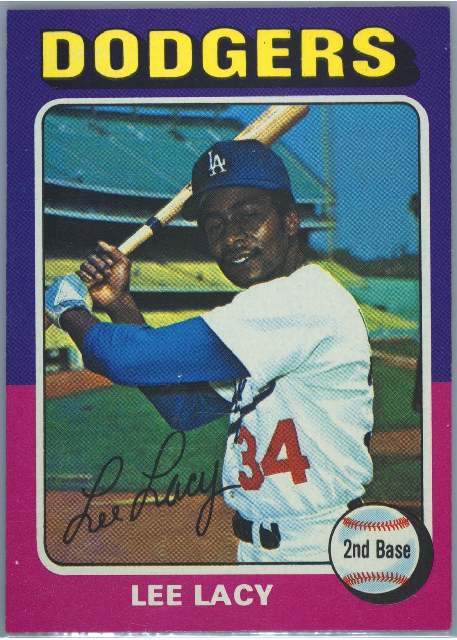 1975 Topps #631 Lee Lacy, Los Angeles Dodgers