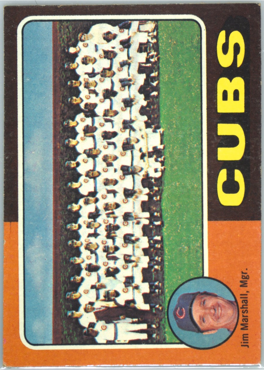1975 Topps #638 Chicago Cubs