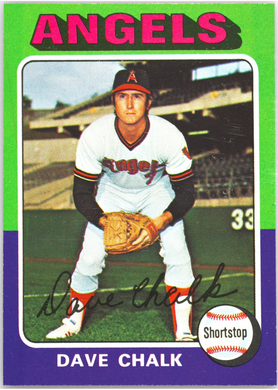 1975 Topps #64 Dave Chalk, California Angels