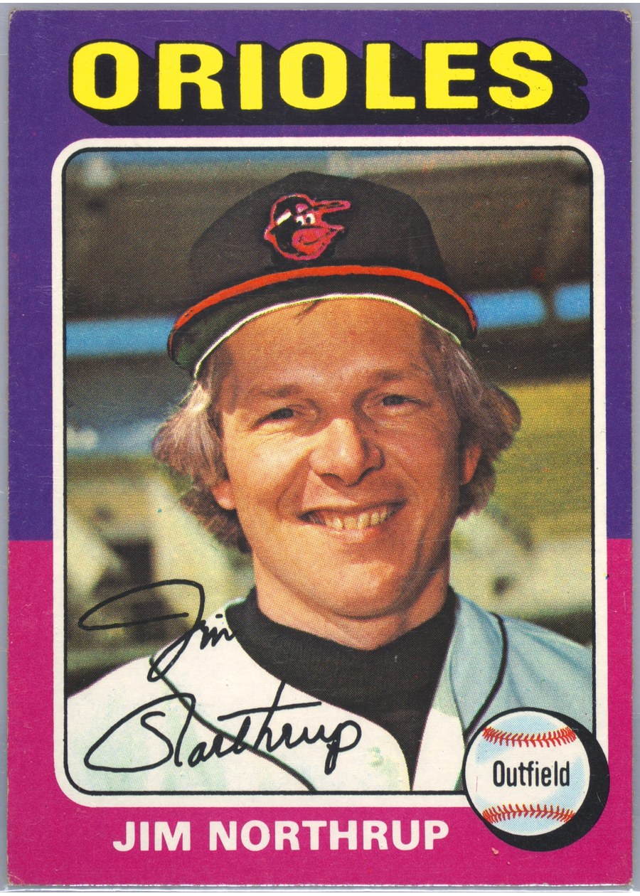 1975 Topps #641 Jim Northrup, Baltimore Orioles