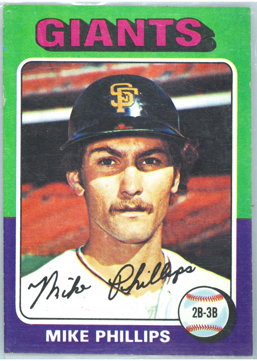 1975 Topps #642 Mike Phillips, San Francisco Giants