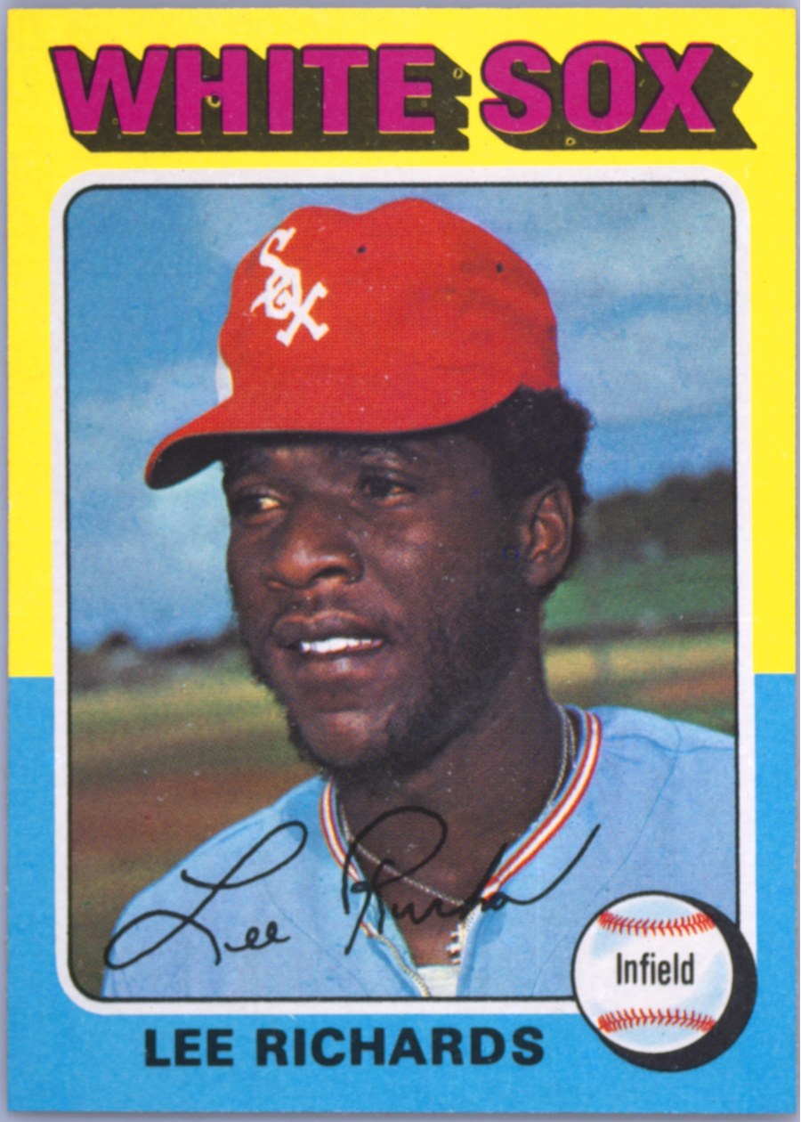 1975 Topps #653 Lee Richard, Chicago White Sox