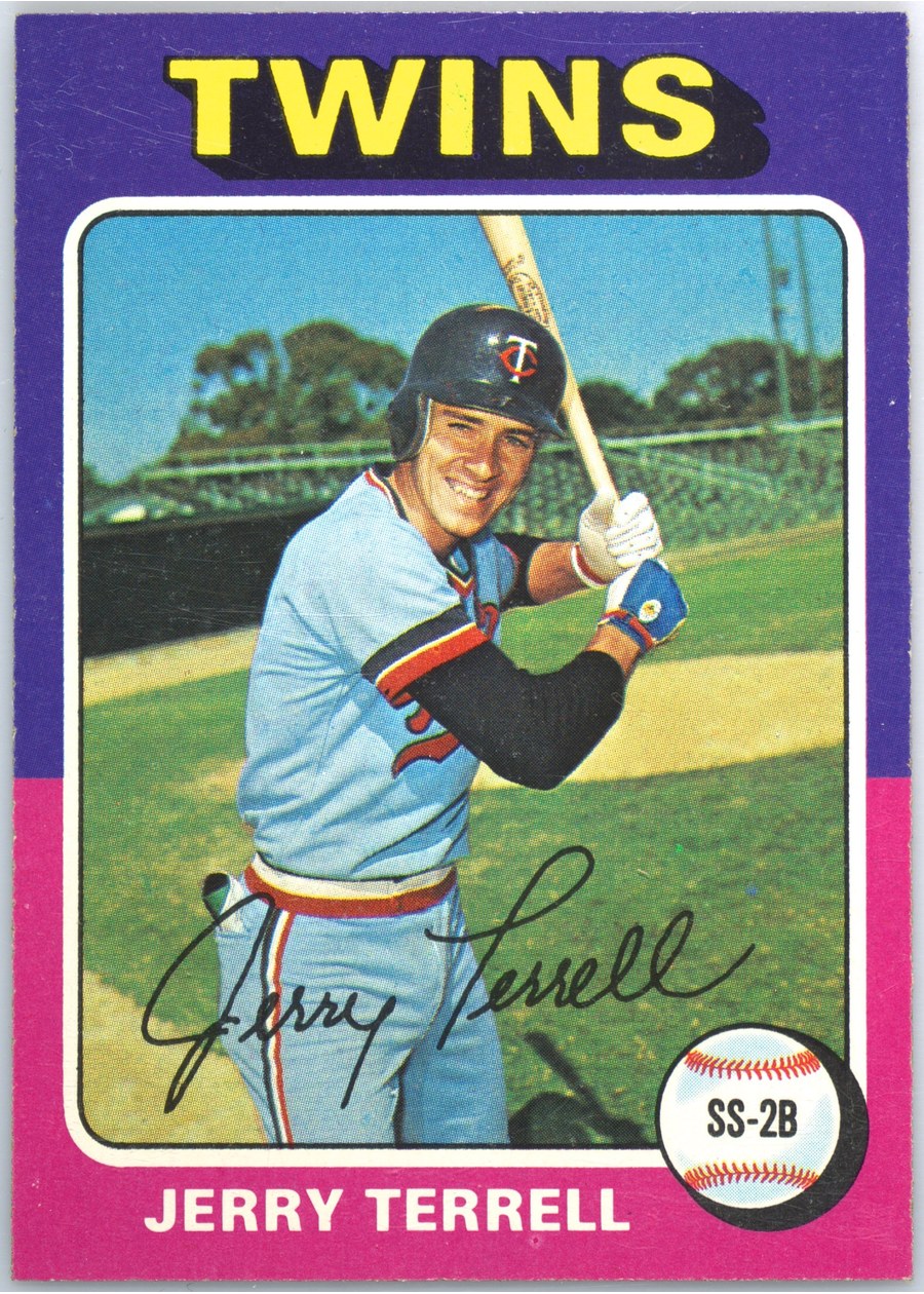 1975 Topps #654 Jerry Terrell, Minnesota Twins