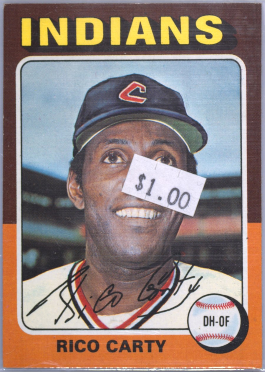 1975 Topps #655 Rico Carty, Cleveland Indians