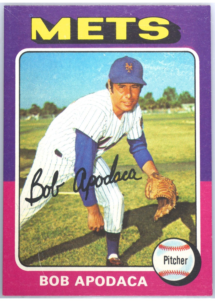 1975 Topps #659 Bob Apodaca, New York Mets