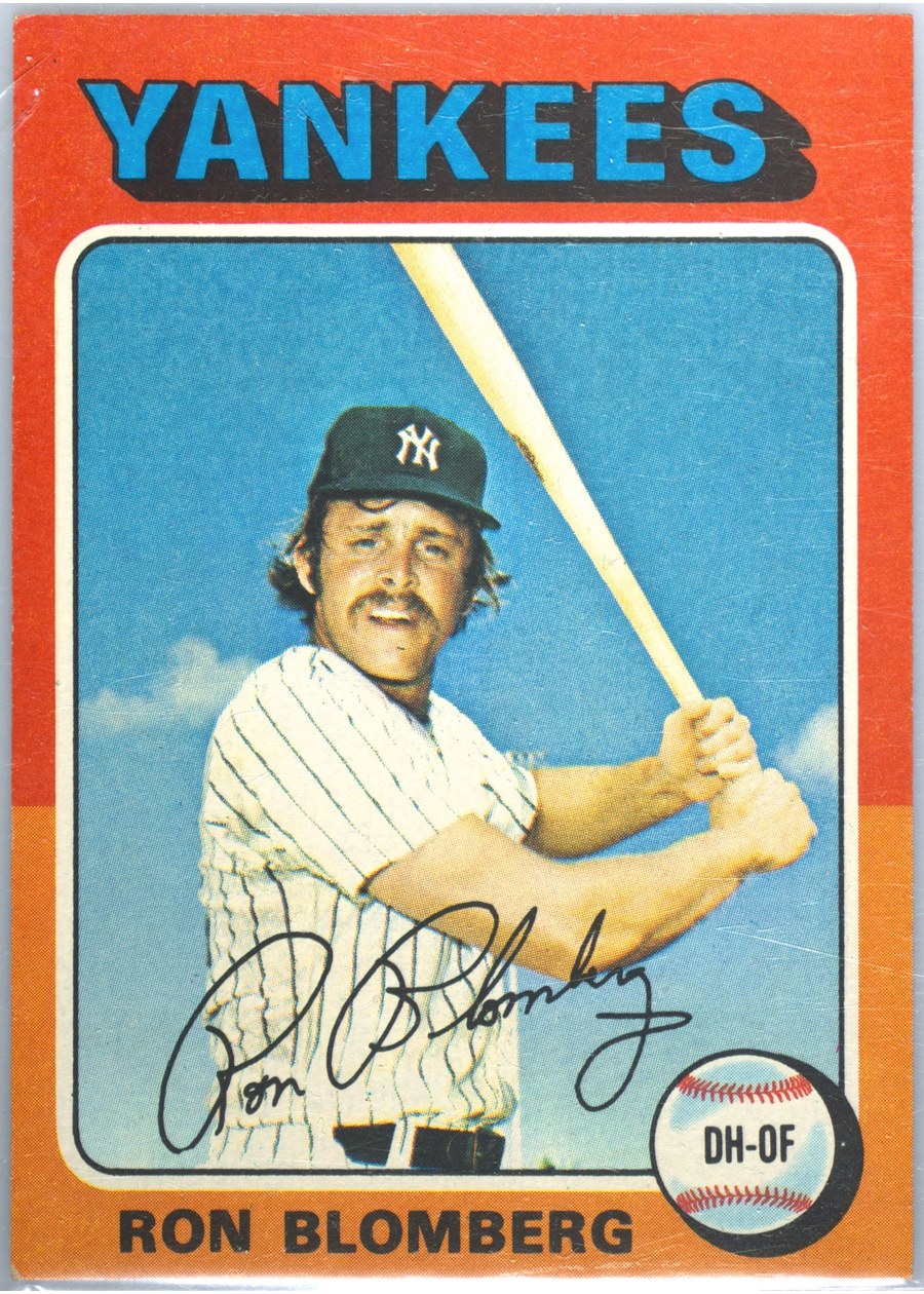 1975 Topps #68 Ron Blomberg, New York Yankees