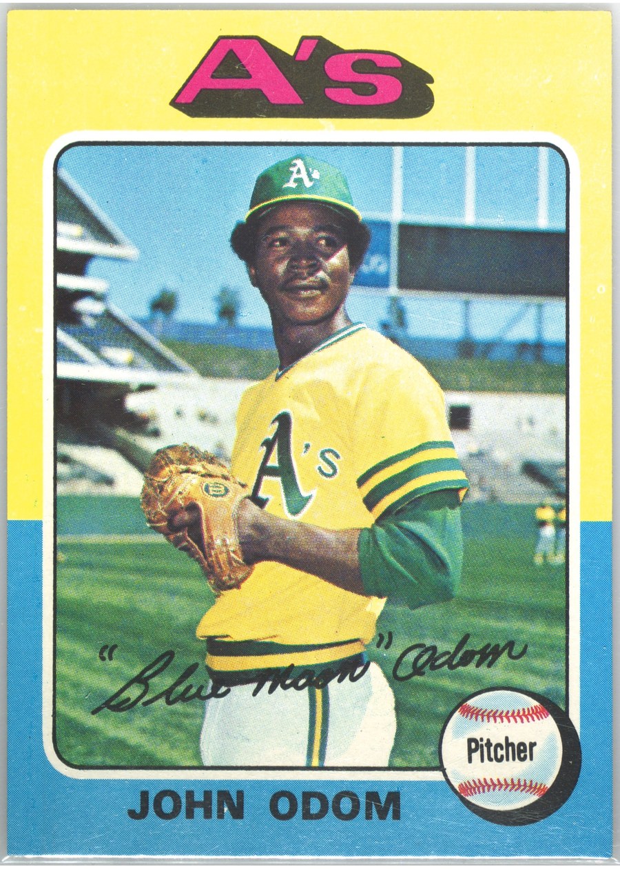 1975 Topps #69 John Odom, Oakland Athletics