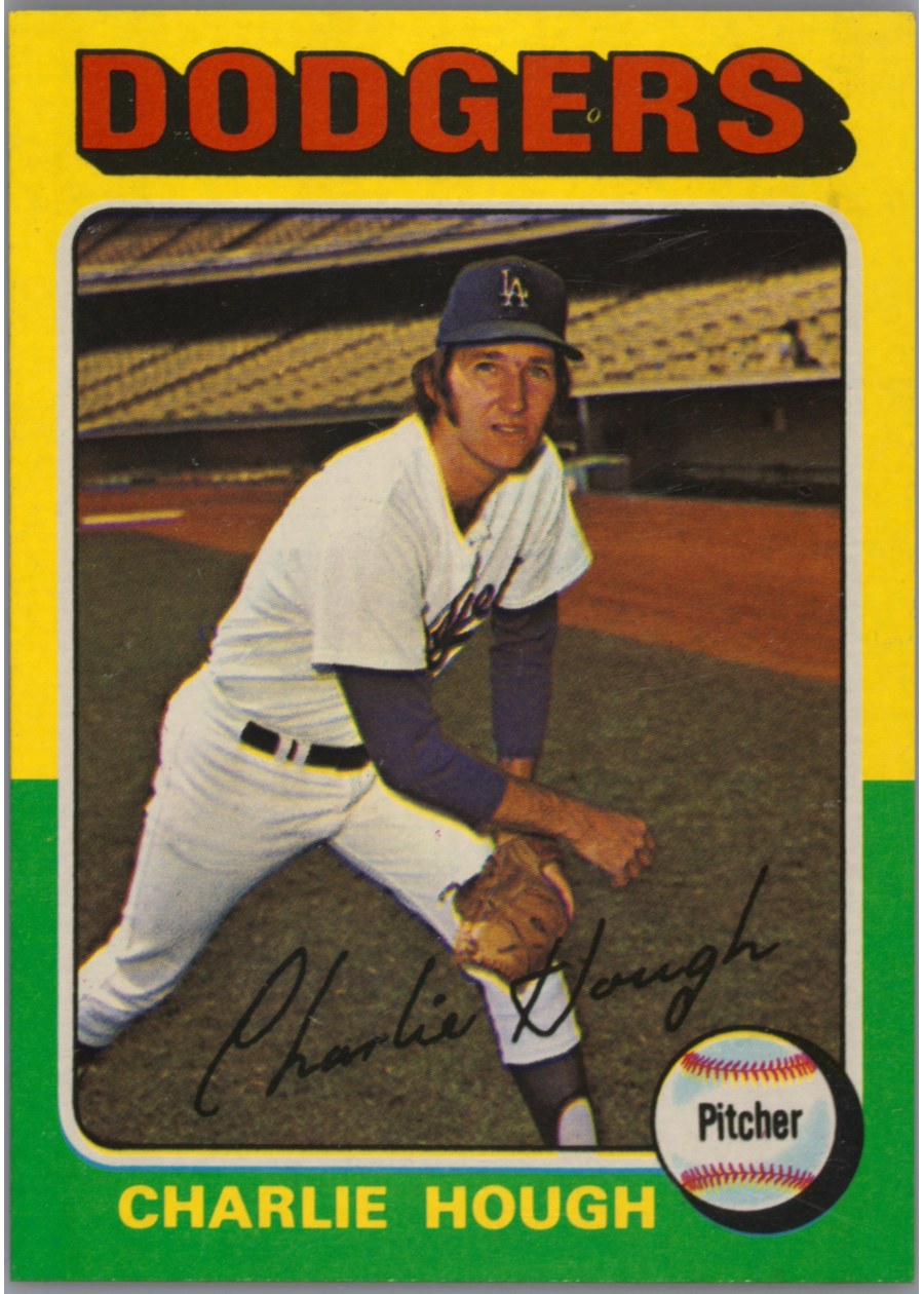 1975 Topps #71 Charlie Hough, Los Angeles Dodgers