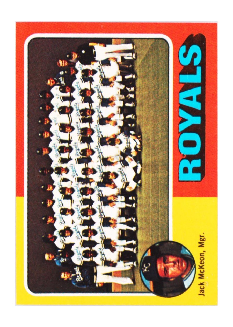 1975 Topps #72 Kansas City Royals