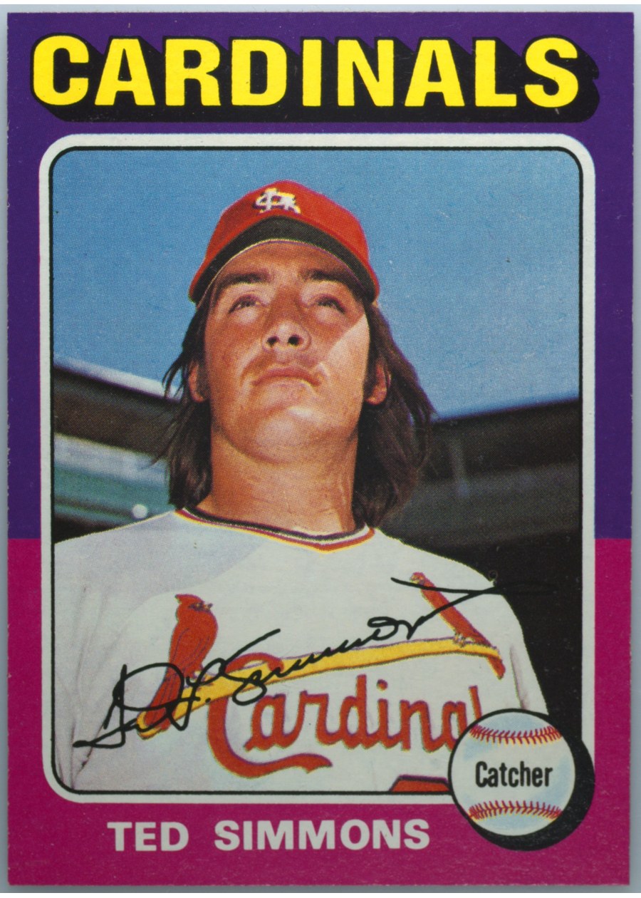 1975 Topps #75 Ted Simmons, St. Louis Cardinals