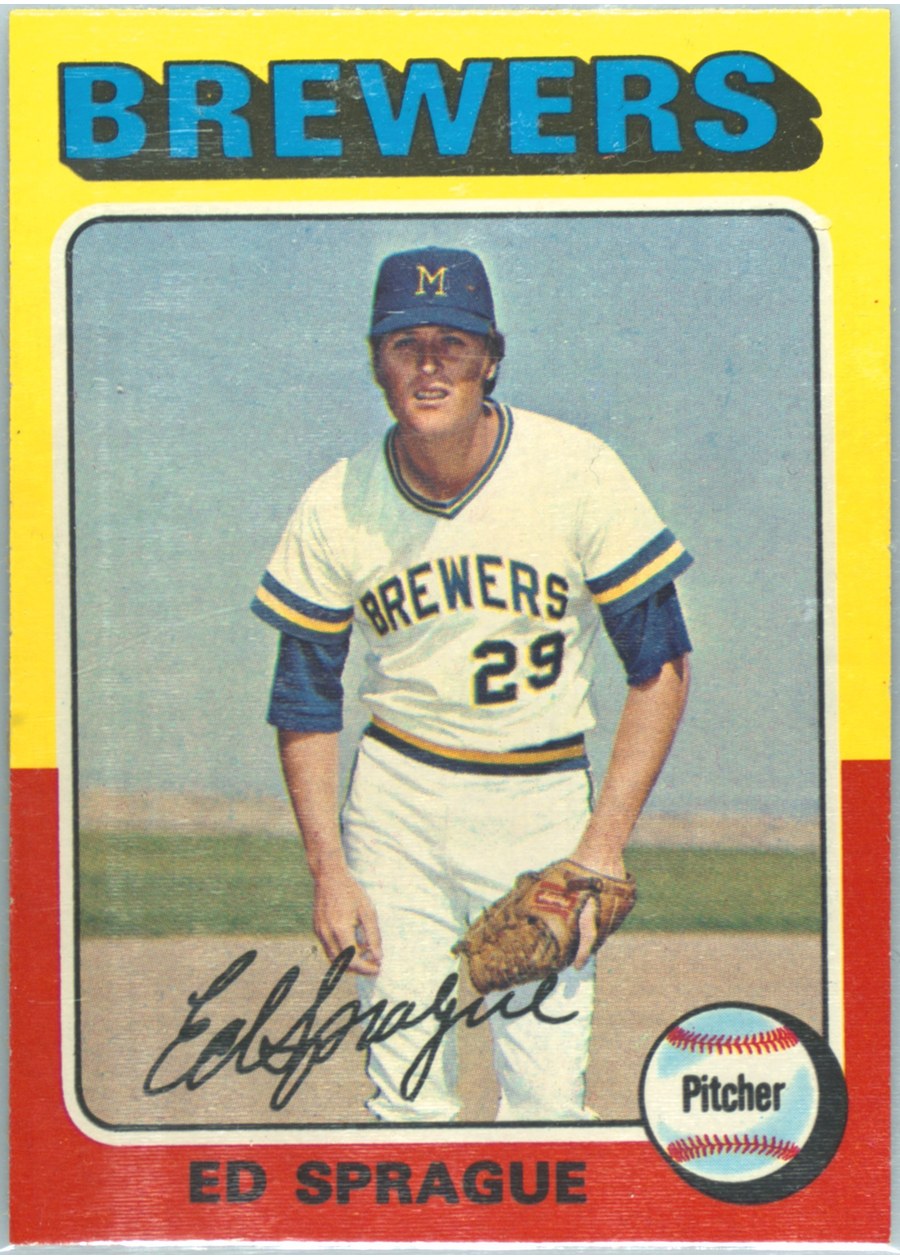 1975 Topps #76 Ed Sprague, Milwaukee Brewers