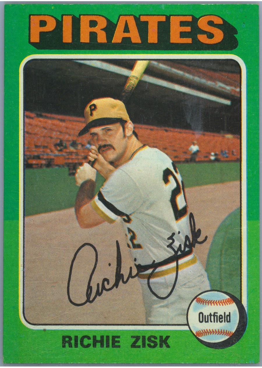 1975 Topps #77 Richie Zisk, Pittsburgh Pirates