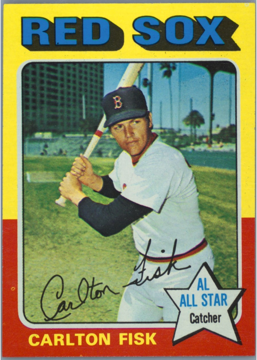 1975 Topps #80 Carlton Fisk, Boston Red Sox