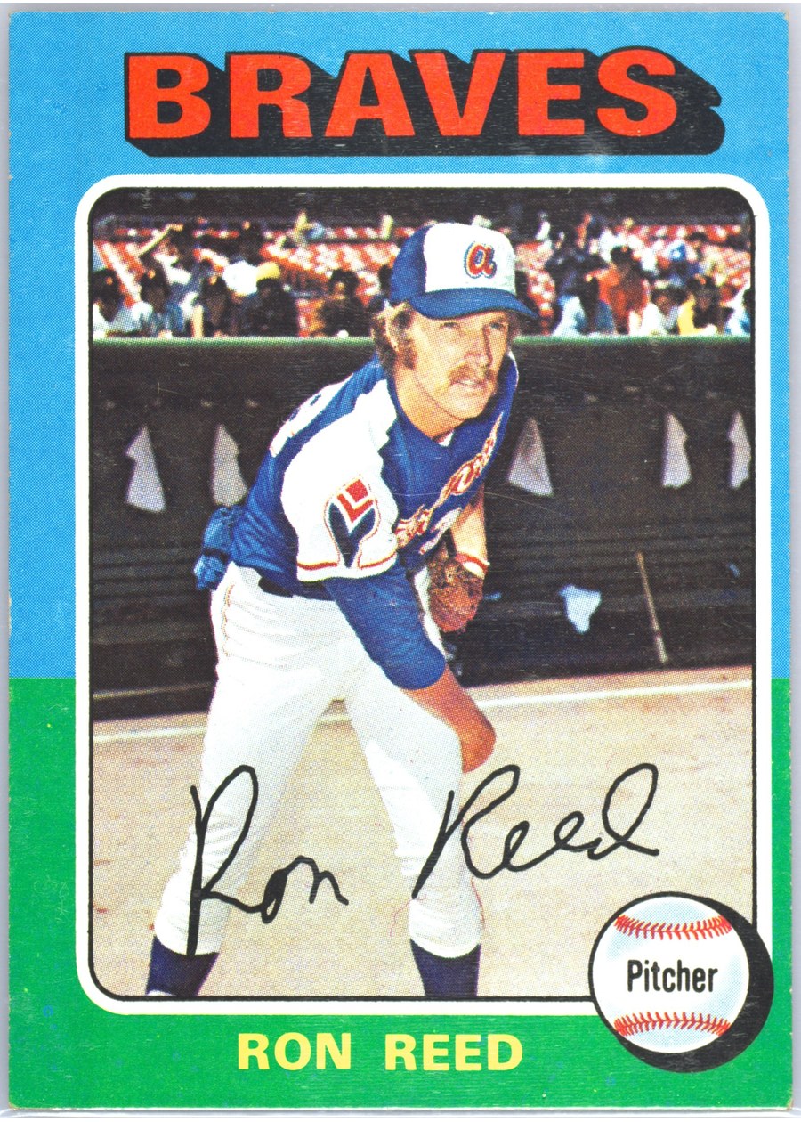 1975 Topps #81 Ron Reed, Atlanta Braves