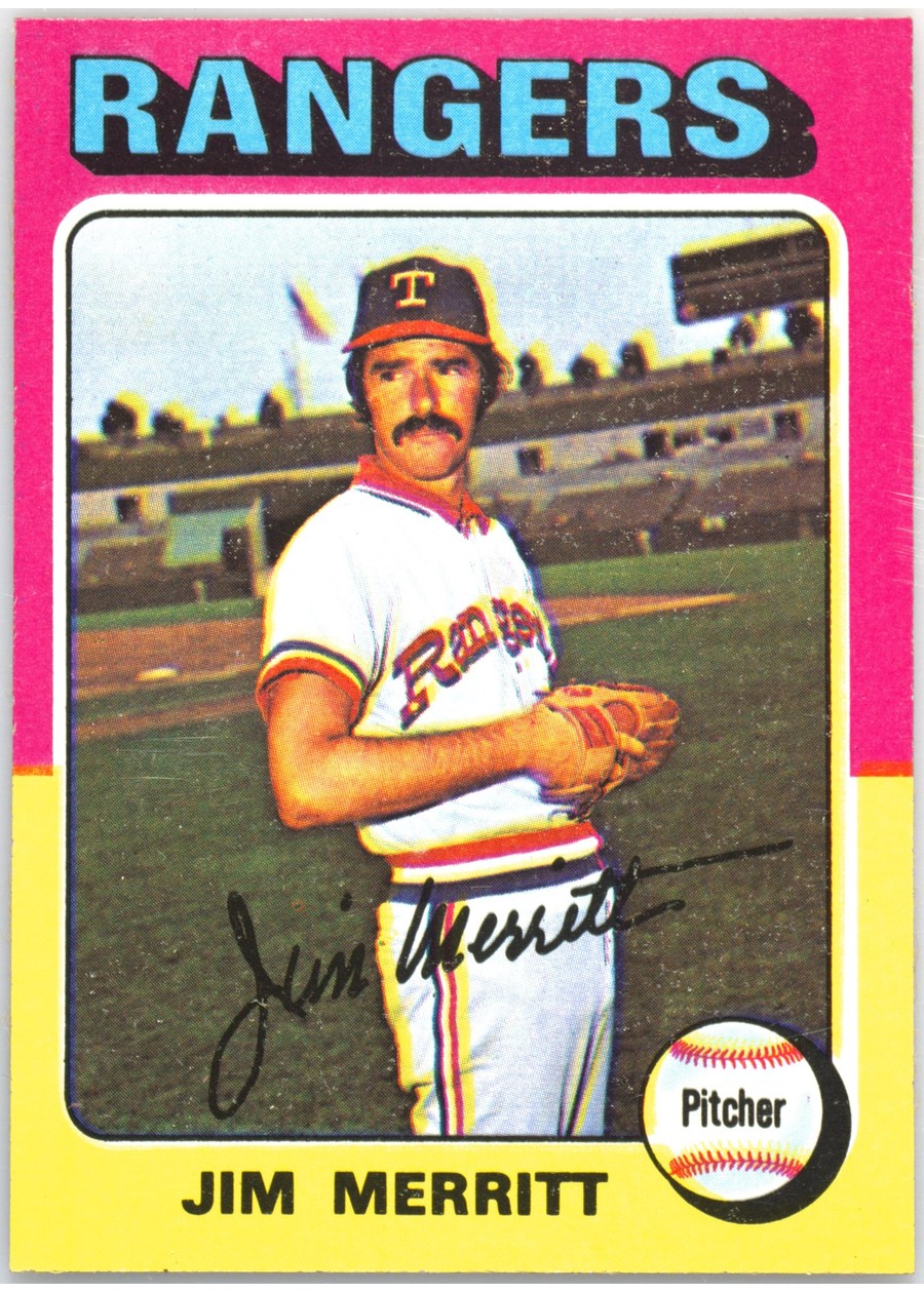 1975 Topps #83 Jim Merritt, Texas Rangers