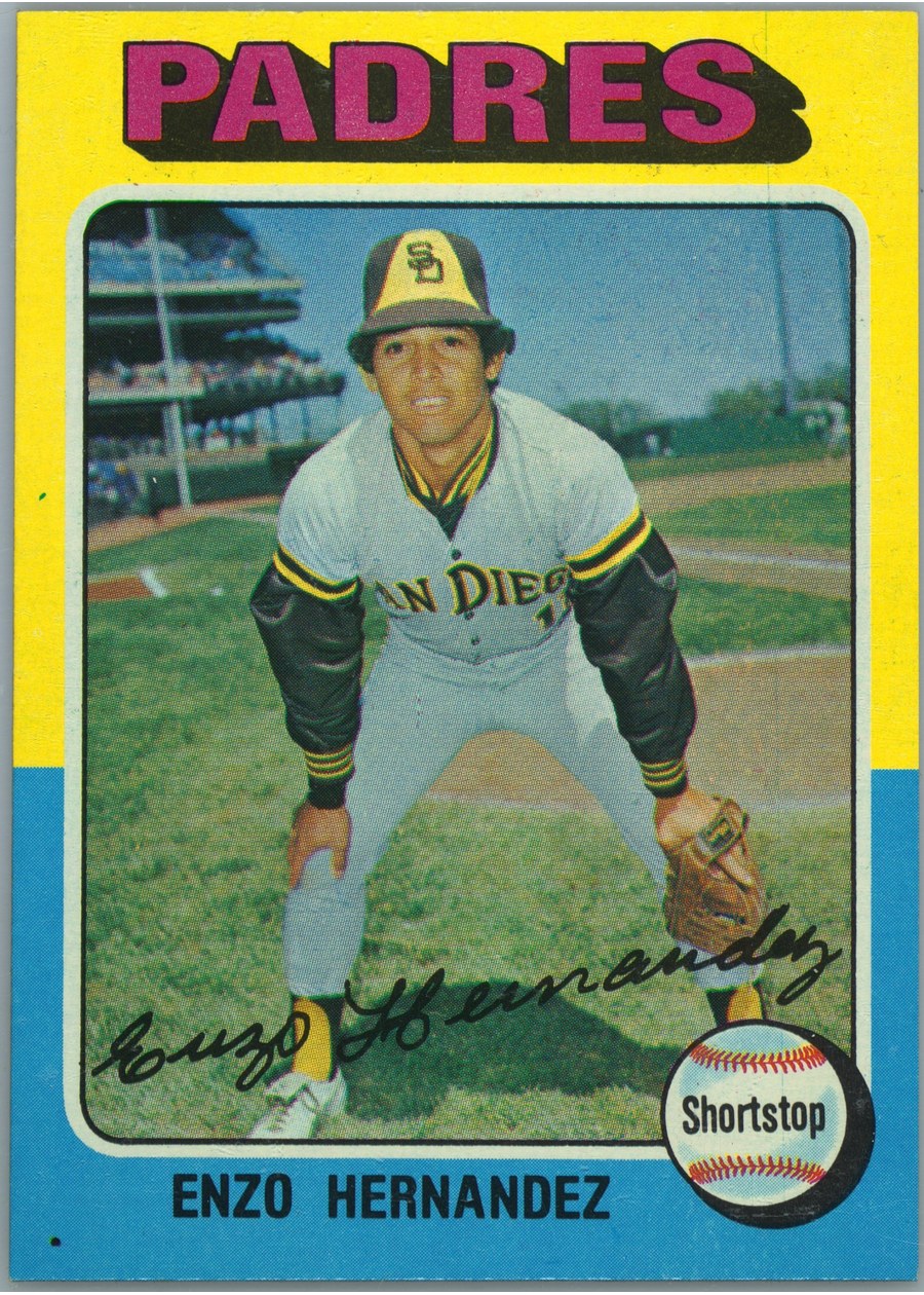 1975 Topps #84 Enzo Hernandez, San Diego Padres