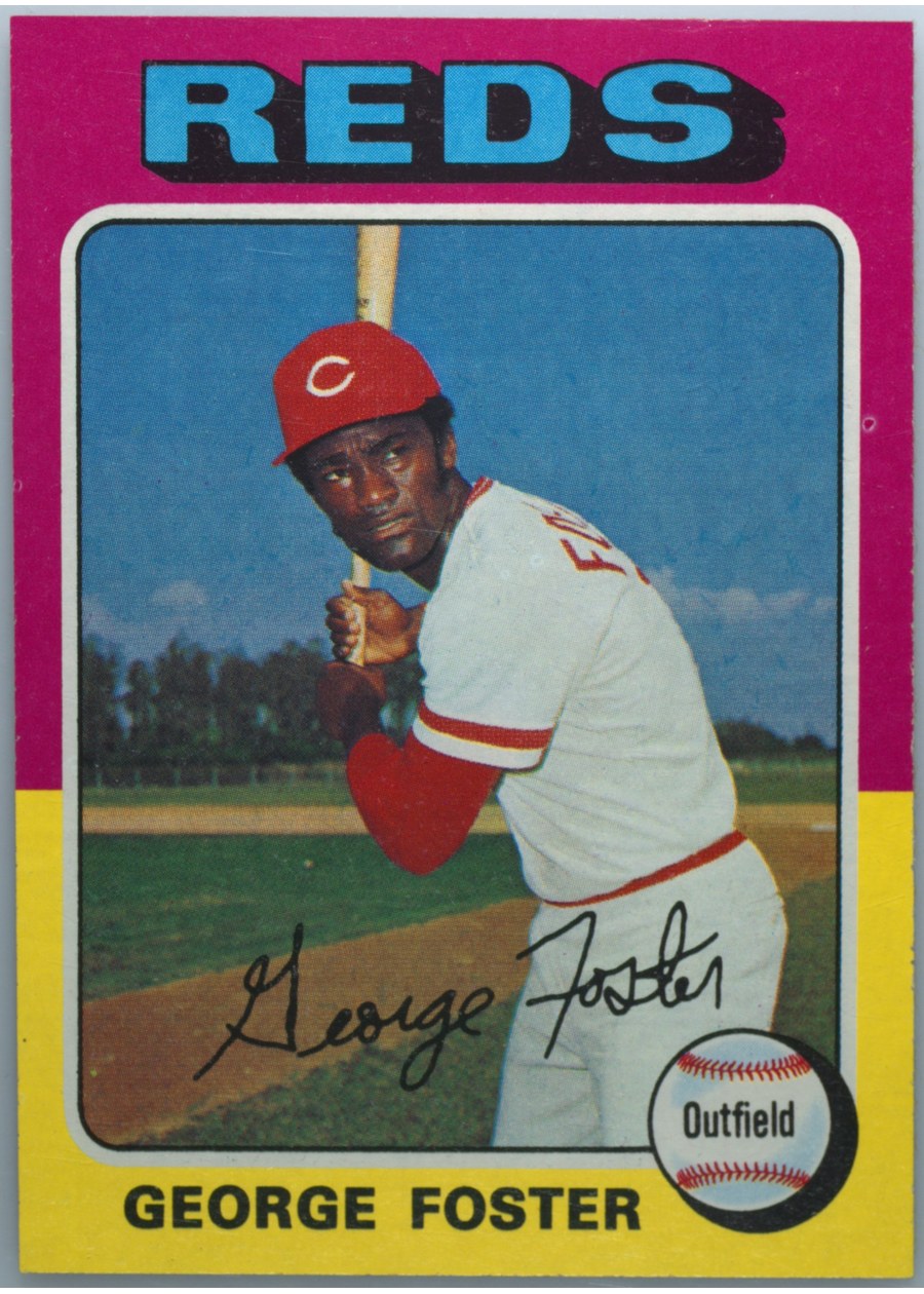 1975 Topps #87 George Foster, Cincinnati Reds