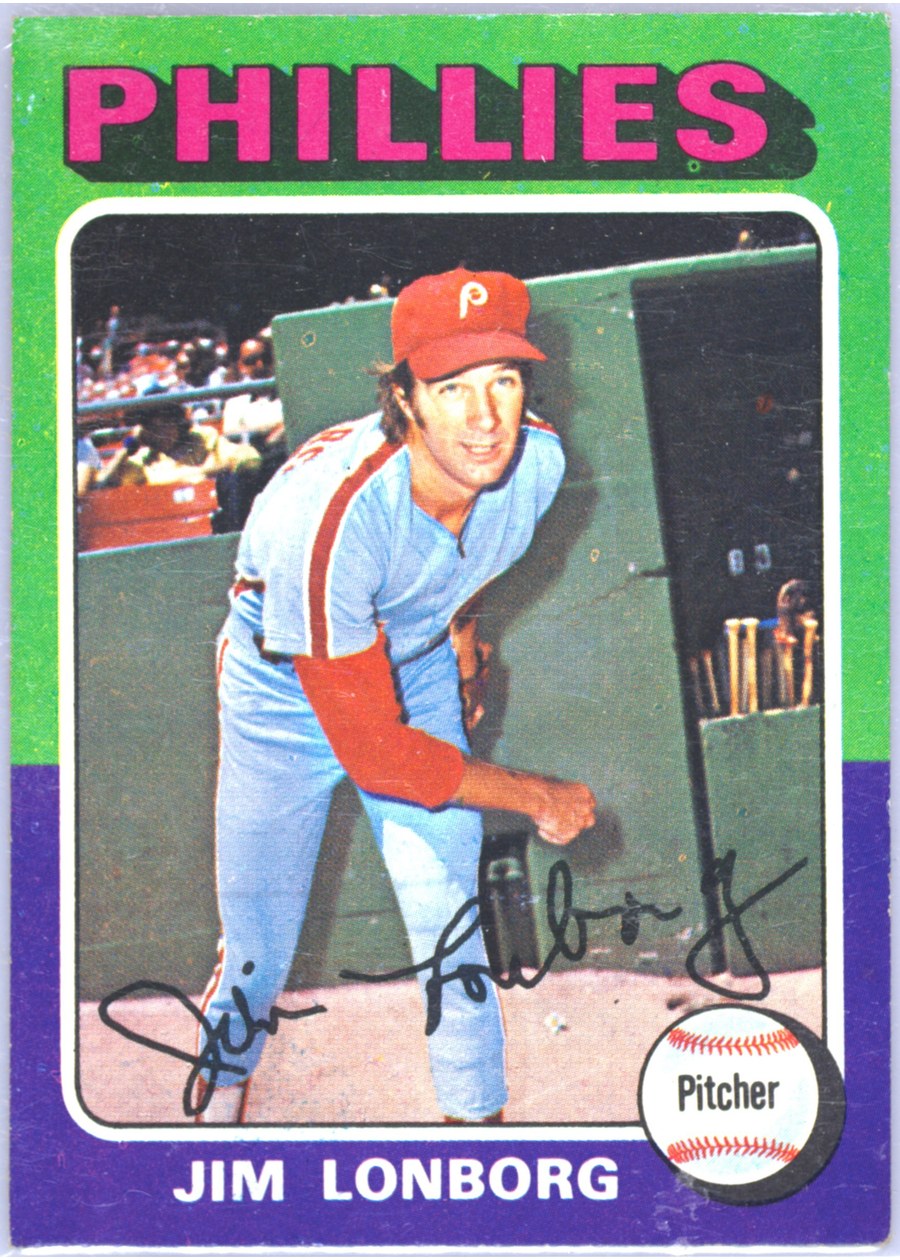 1975 Topps #94 Jim Lonborg, Philadelphia Phillies