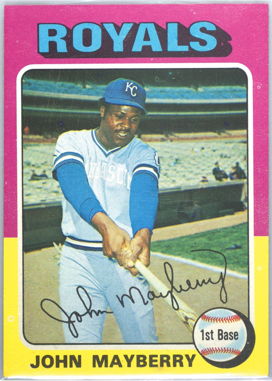 1975 Topps #95 John Mayberry, Kansas City Royals