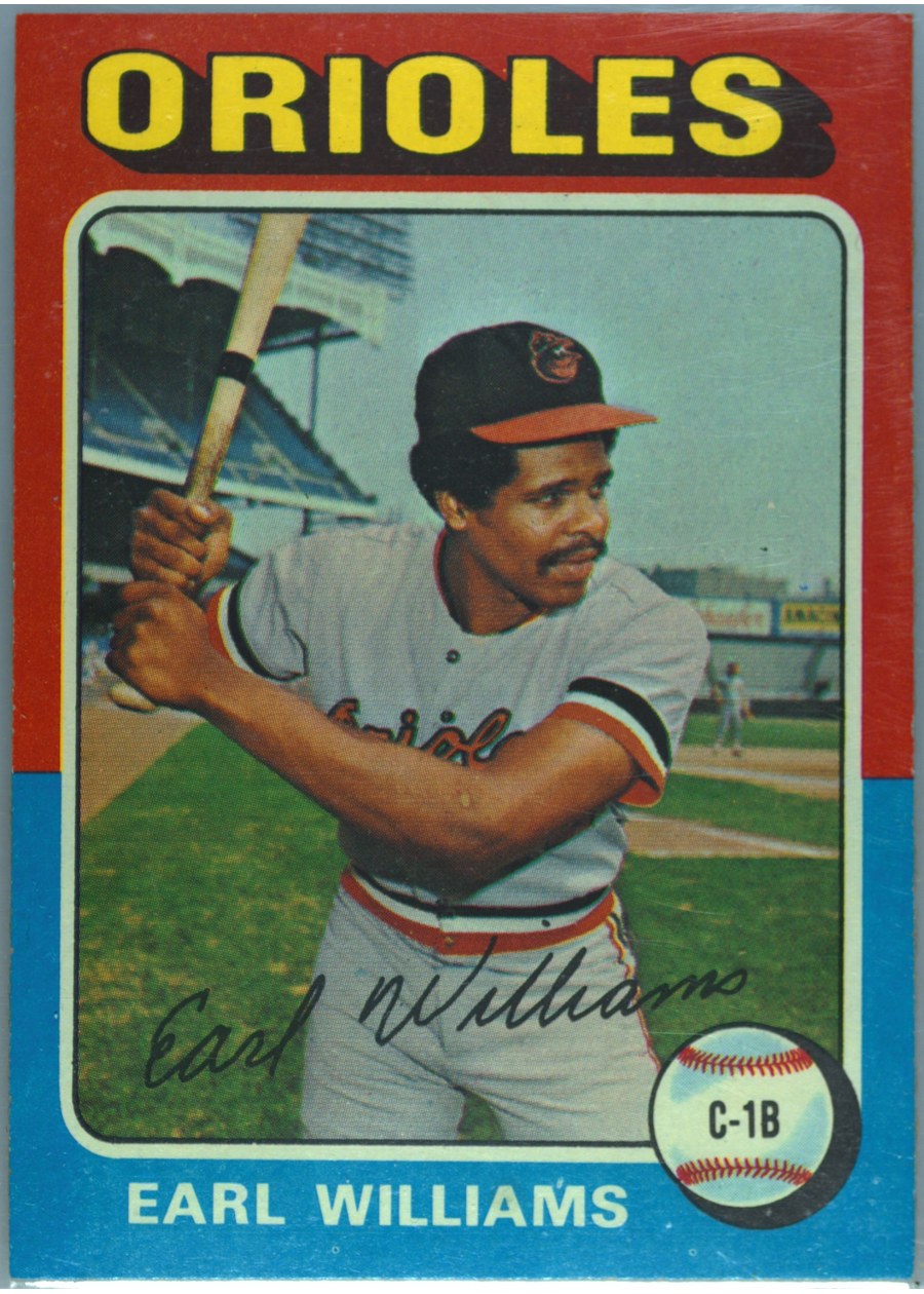 1975 Topps #97 Earl Williams, Baltimore Orioles