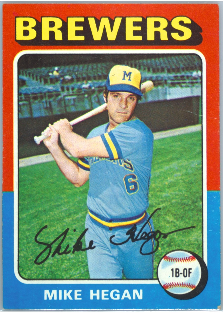 1975 Topps #99 Mike Hegan, Milwaukee Brewers