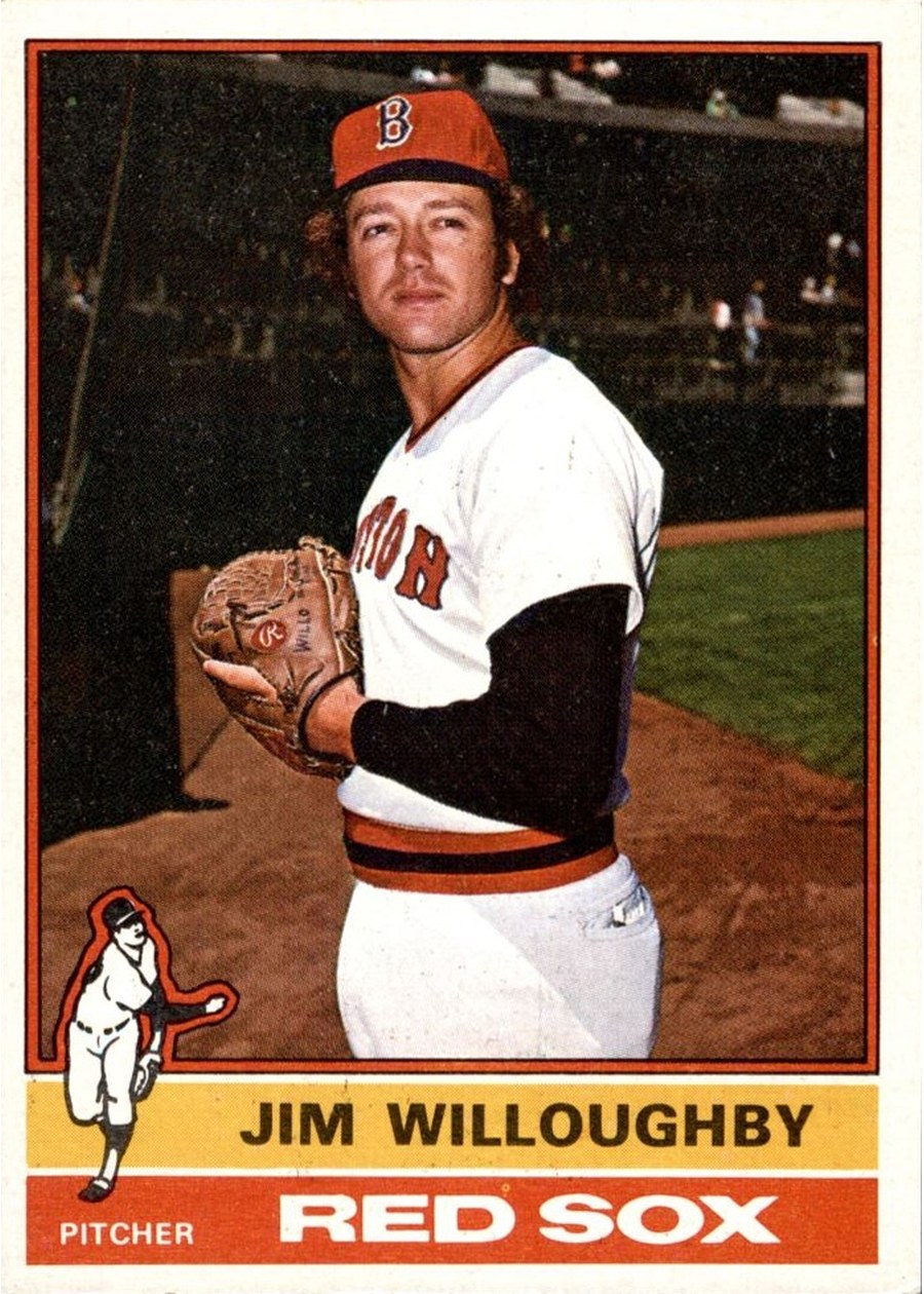 1976 Topps #102 Jim Willoughby, Boston Red Sox