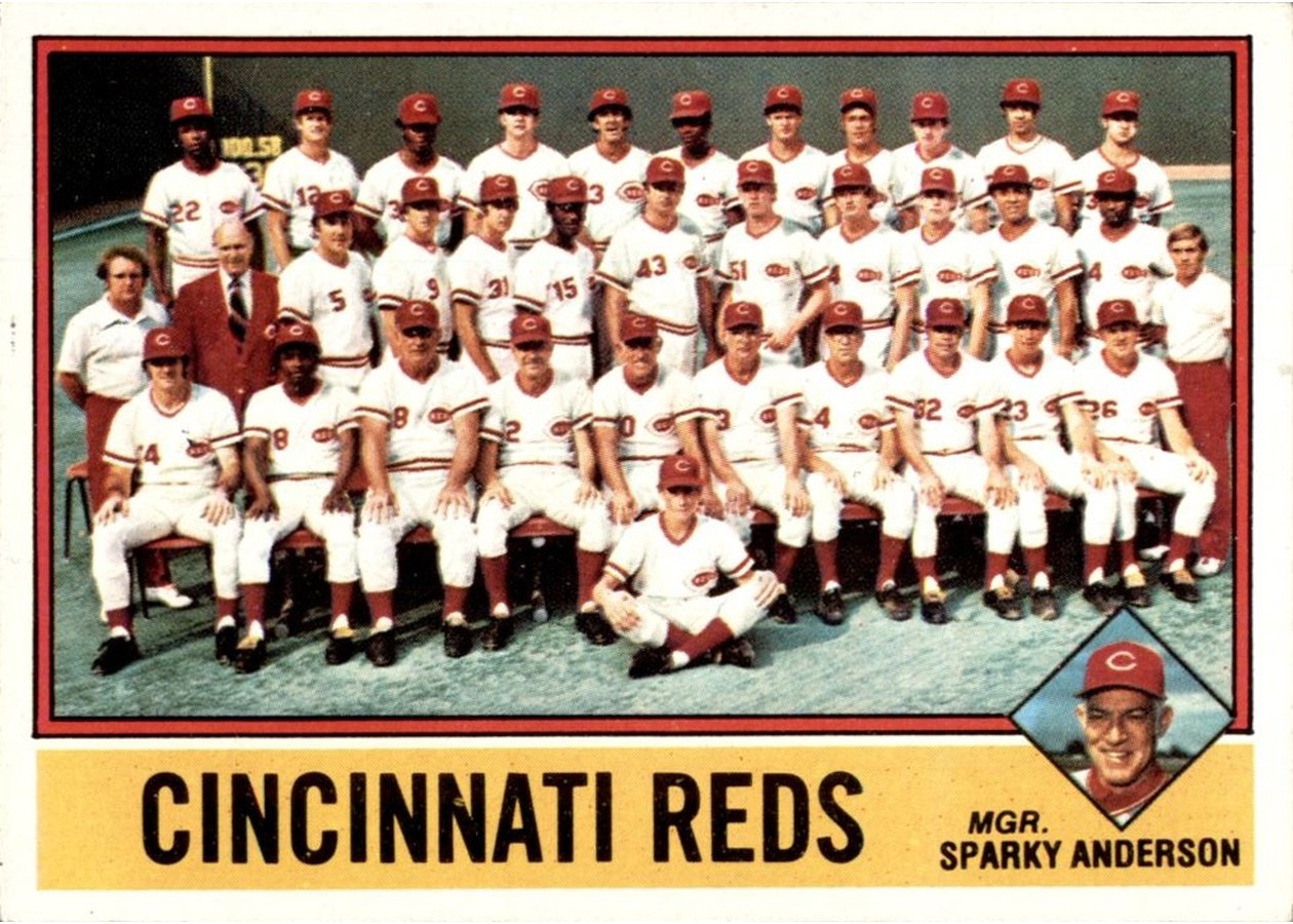 1976 Topps #104 Cincinnati Reds Team