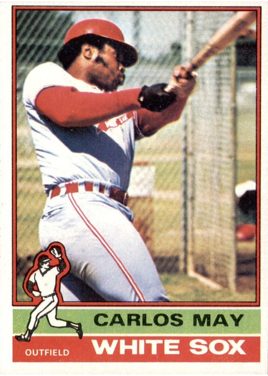 1976 Topps #110 Carlos May, Chicago White Sox
