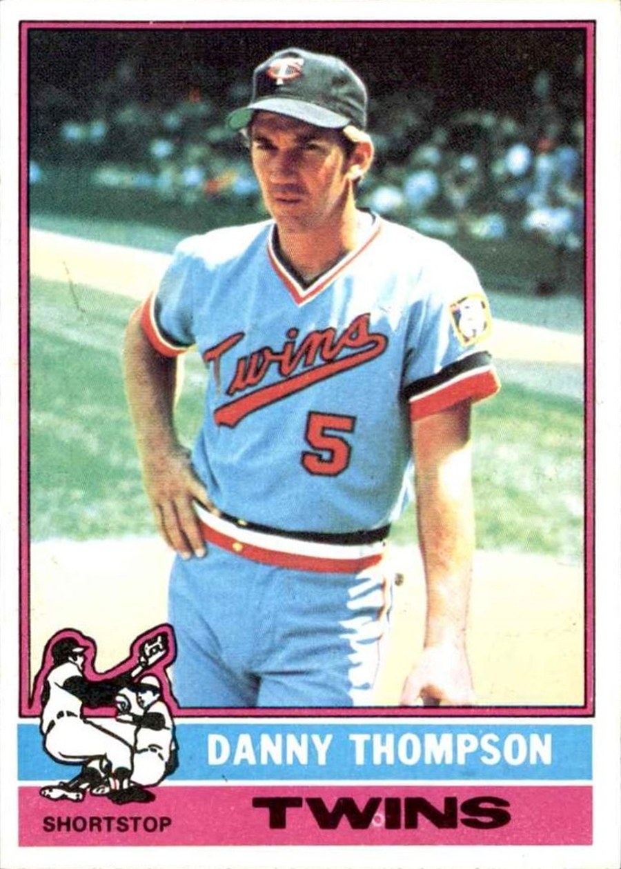 1976 Topps #111 Danny Thompson, Minnesota Twins