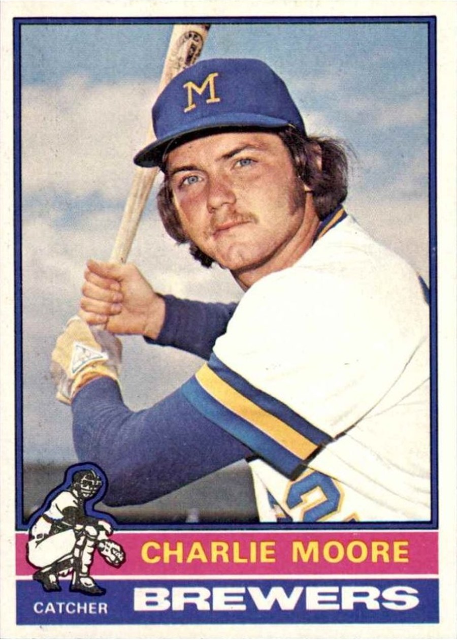 1976 Topps #116 Charlie Moore, Milwaukee Brewers