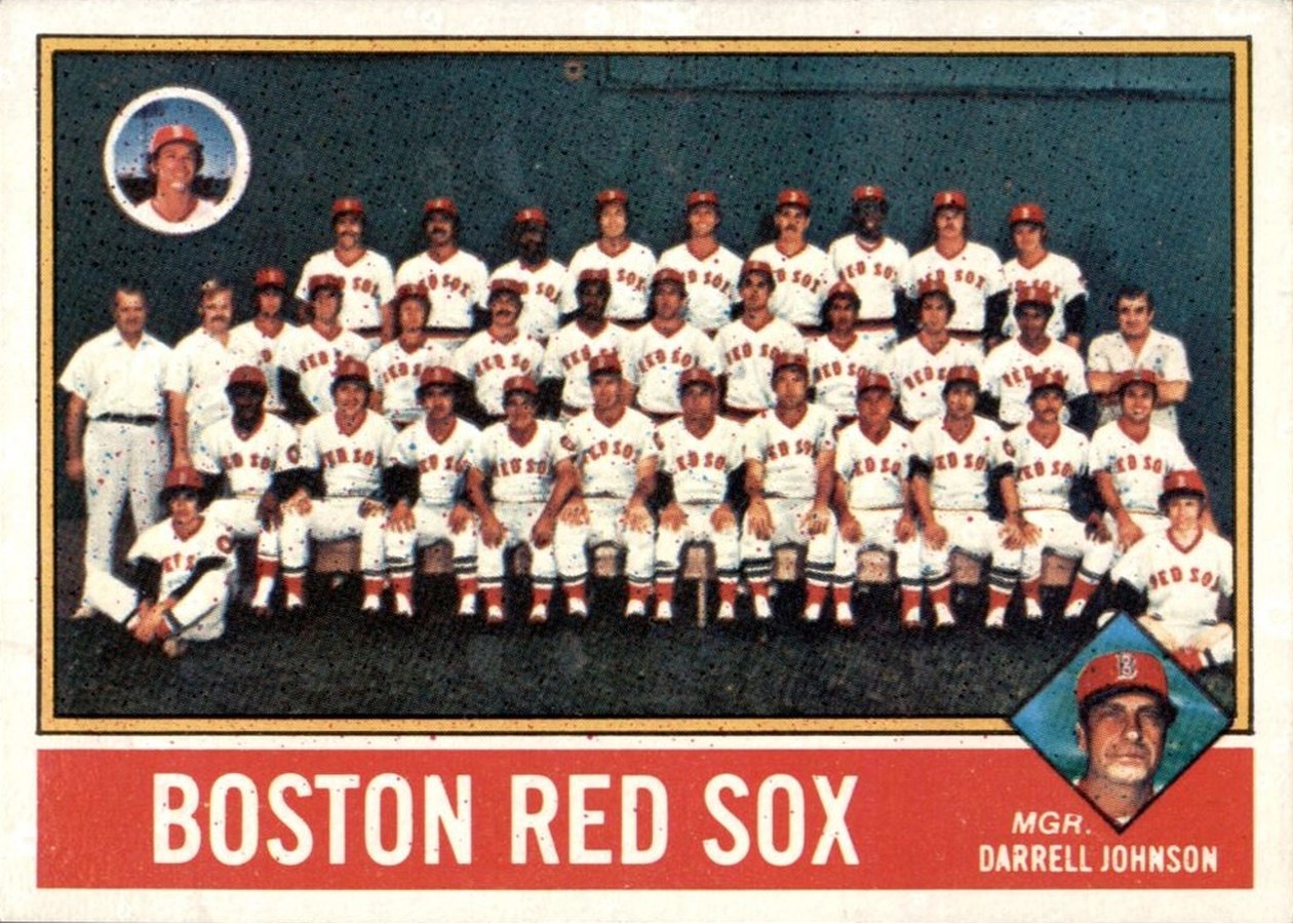 1976 Topps #118 Boston Red Sox Team