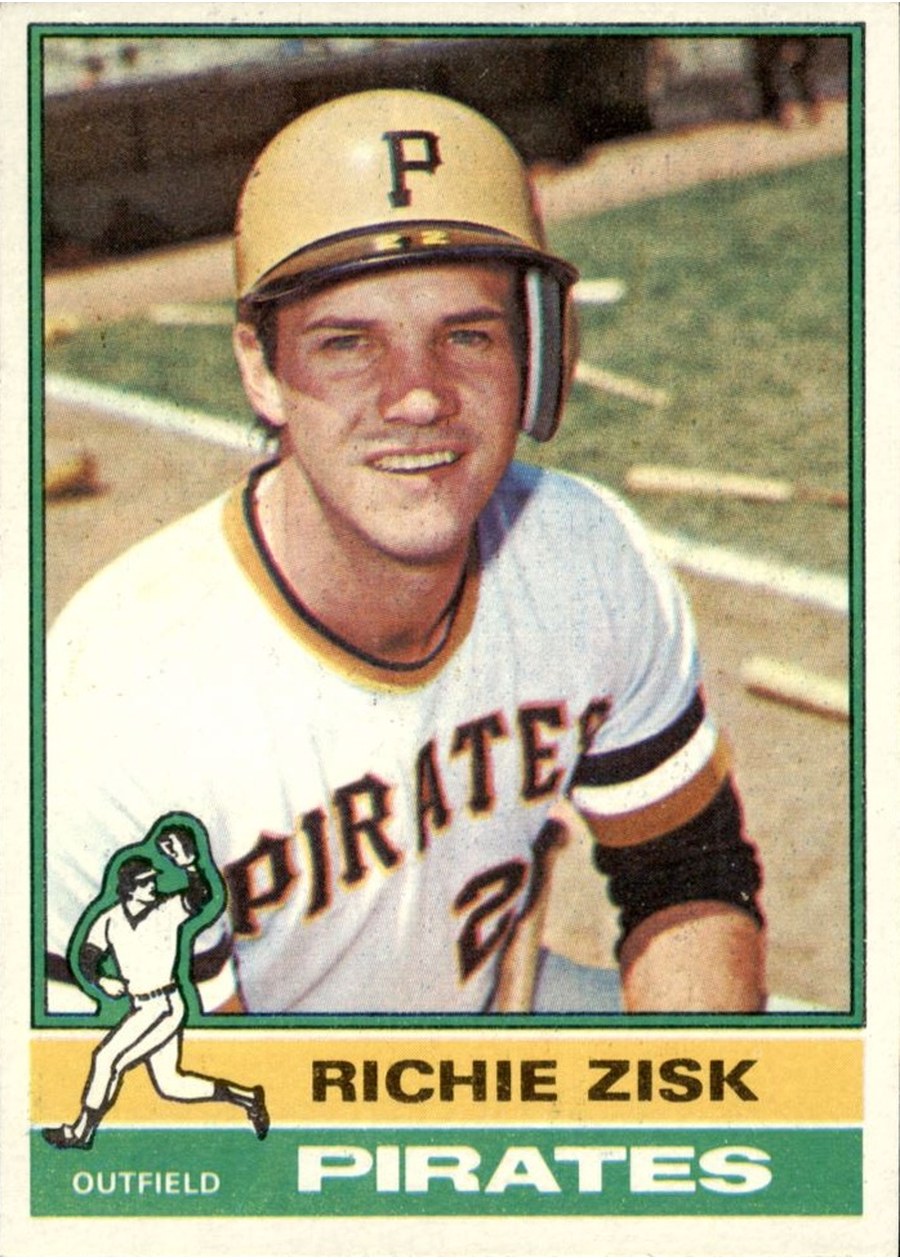1976 Topps #12 Richie Zisk, Pittsburgh Pirates
