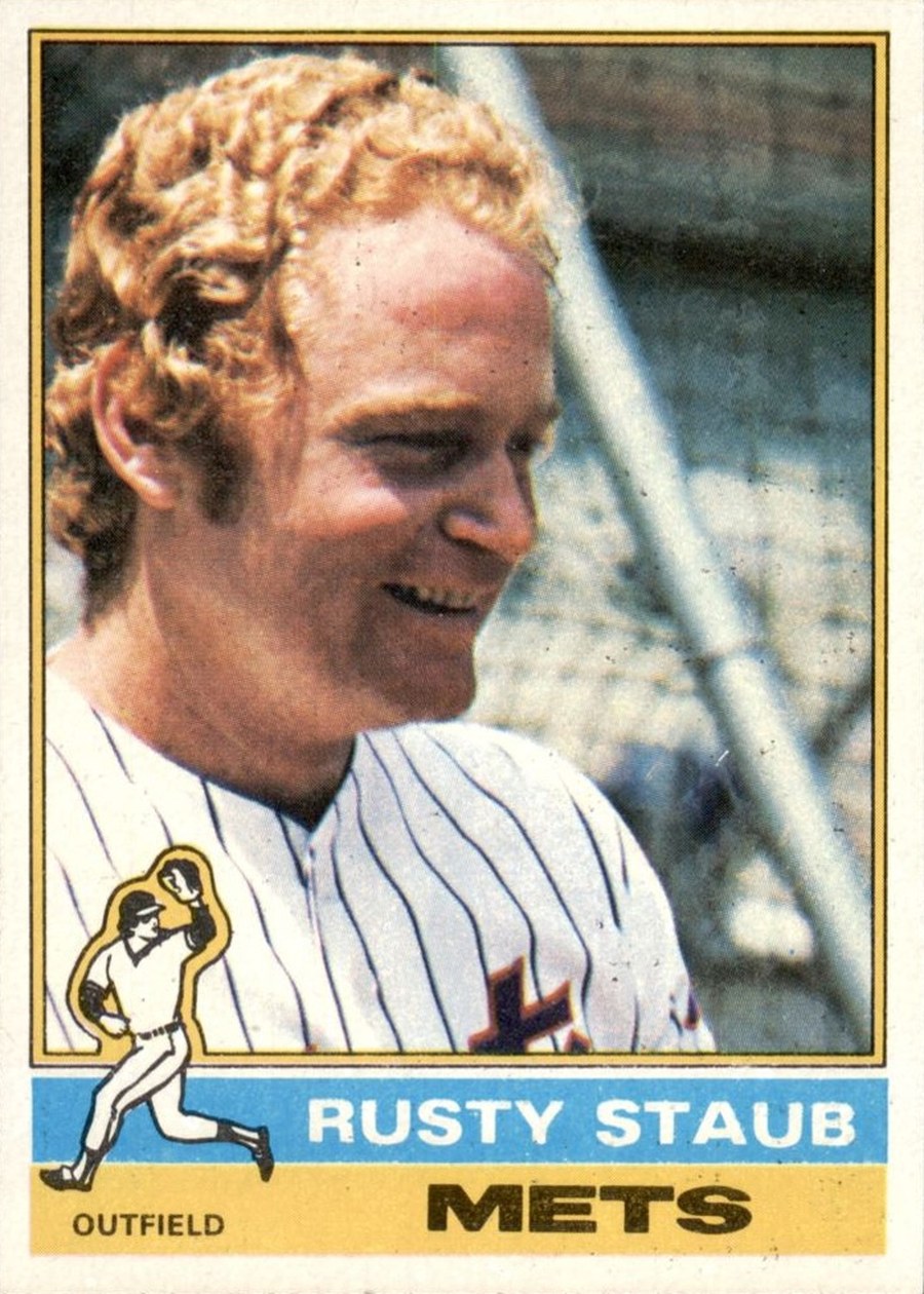 1976 Topps #120 Rusty Staub, New York Mets