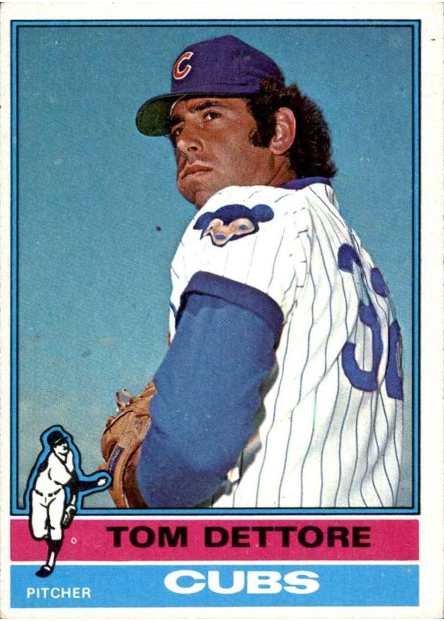 1976 Topps #126 Tom Dettore, Chicago Cubs