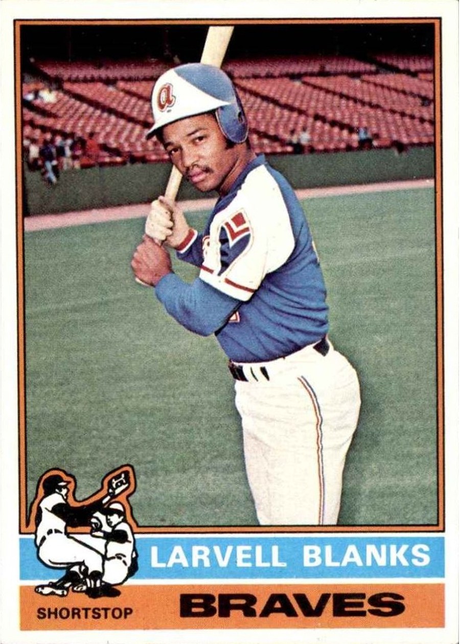 1976 Topps #127 Larvell Blanks, Atlanta Braves