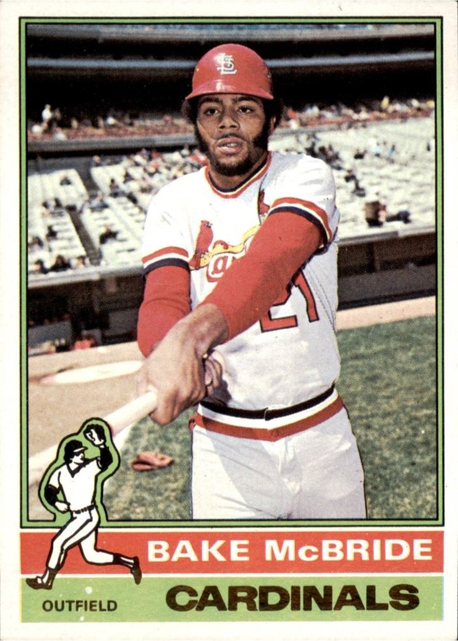 1976 Topps #135 Bake McBride, St. Louis Cardinals