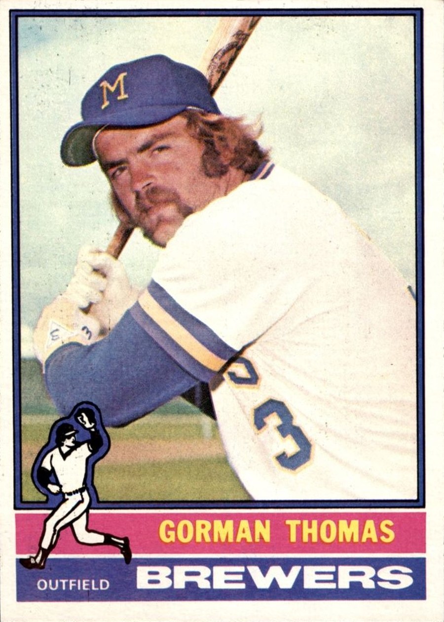 1976 Topps #139 Gorman Thomas, Milwaukee Brewers